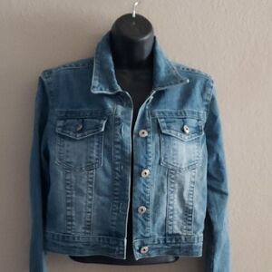 Vintage Har Monet Jean Denim Blue Women's Jacket Large